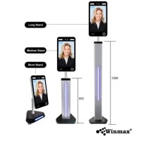 เครื่องสแกนใบหน้าและลายนิ้วมือ AI สแกนเข้า-ออกอัจฉริยะ อ่าน QR และ RFID 10.1 นิ้ว Winmax-X1